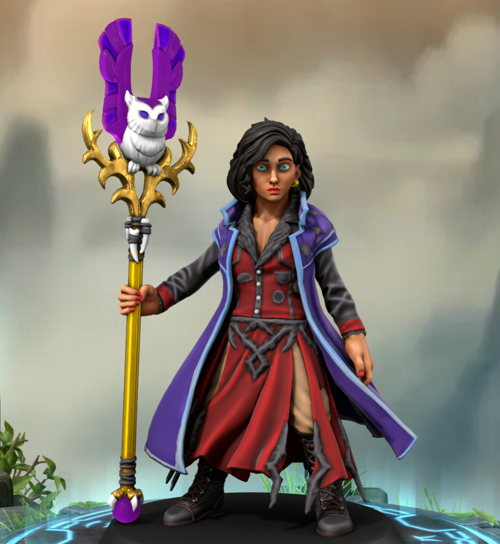 Hero Forge Model of Nicole Califarn (1710 DR)